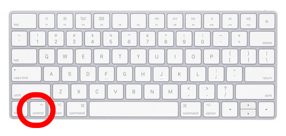 bouton de commande clavier pomme