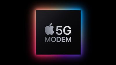 Fonction modem Apple 5G