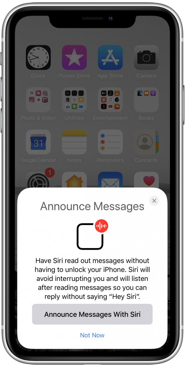 Comment faire en sorte que Siri lise mes SMS sur iOS 13 ?