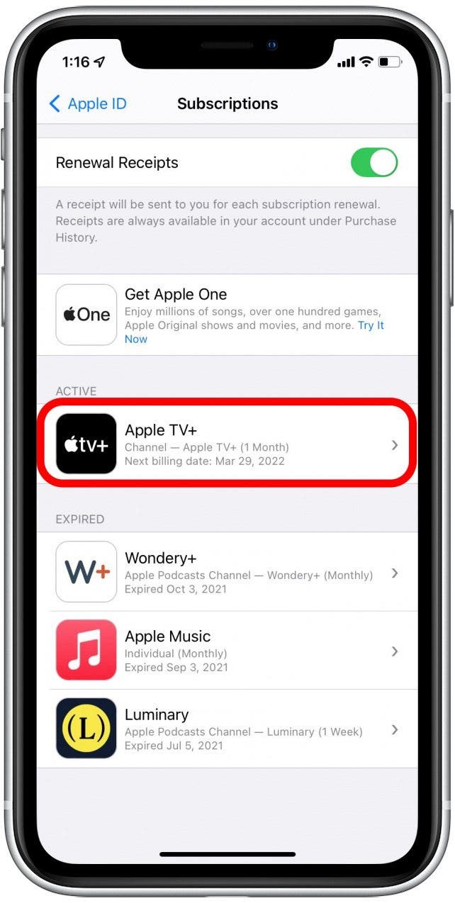 comment regarder ted lasso - sélectionnez l'abonnement Apple TV Plus