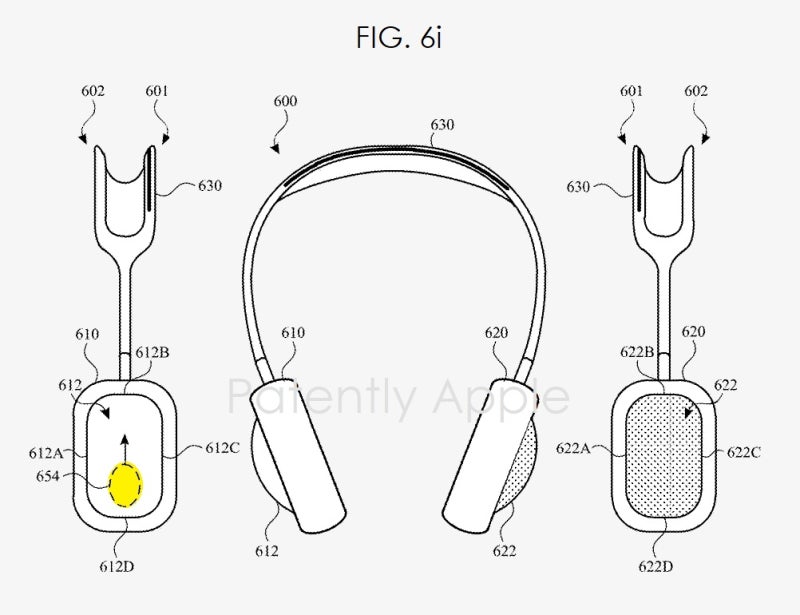 Commandes tactiles Apple AirPods Max PatentlyApple