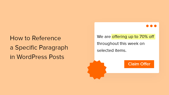 Comment référencer un paragraphe ou une phrase spécifique dans les articles WordPress