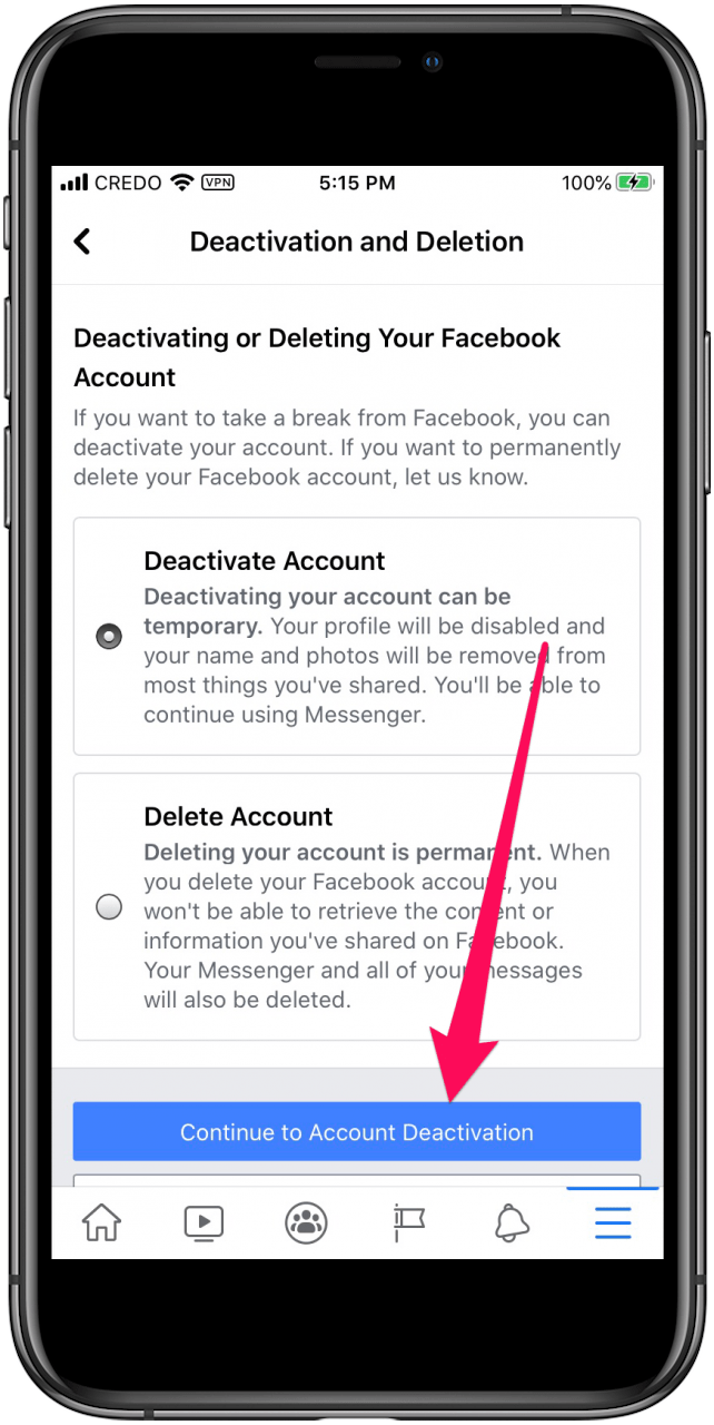 supprimer compte facebook