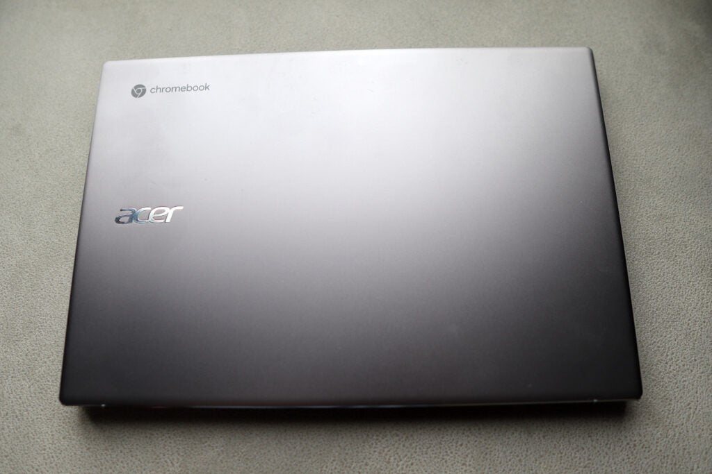 Le couvercle de l'Acer Chromebook 514