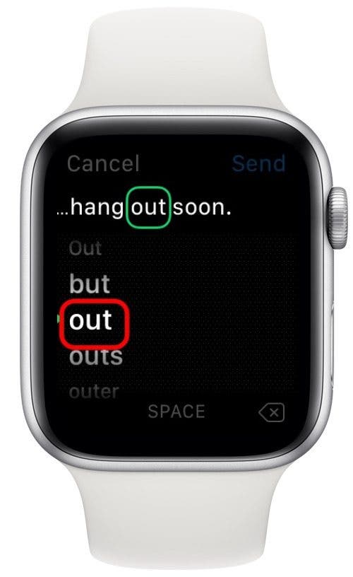 Griffonner sur Apple Watch