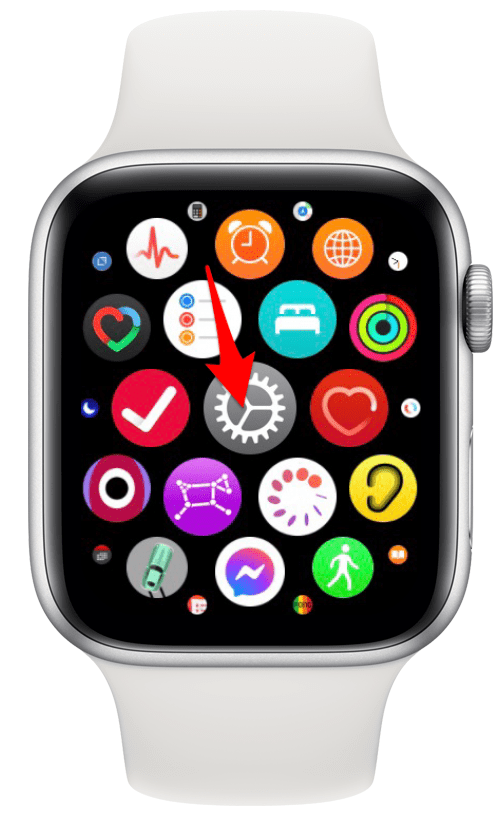 Ouvrez les paramètres sur votre Apple Watch.