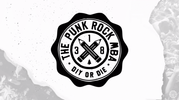 le logo personnalisé punk rock MBA DIY or Die
