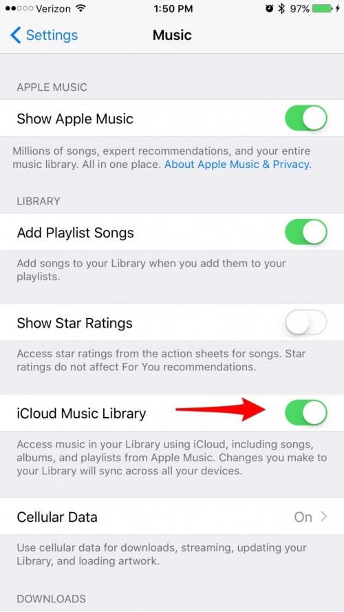 qu'est-il arrivé à l'application musicale sur iPhone ios 10