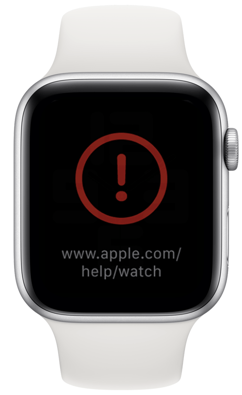 Restaurer le point d'exclamation du micrologiciel Apple Watch