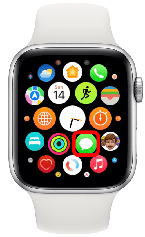 Ouvrez Messages sur votre Apple Watch.