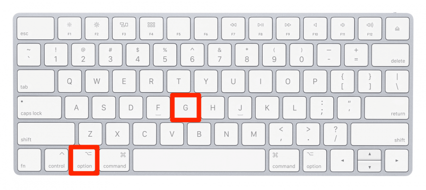 Comment taper des symboles sur Mac : Copyright Symbol Mac