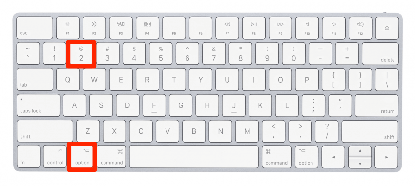 Comment taper des symboles sur Mac : Trademark Symbol Mac