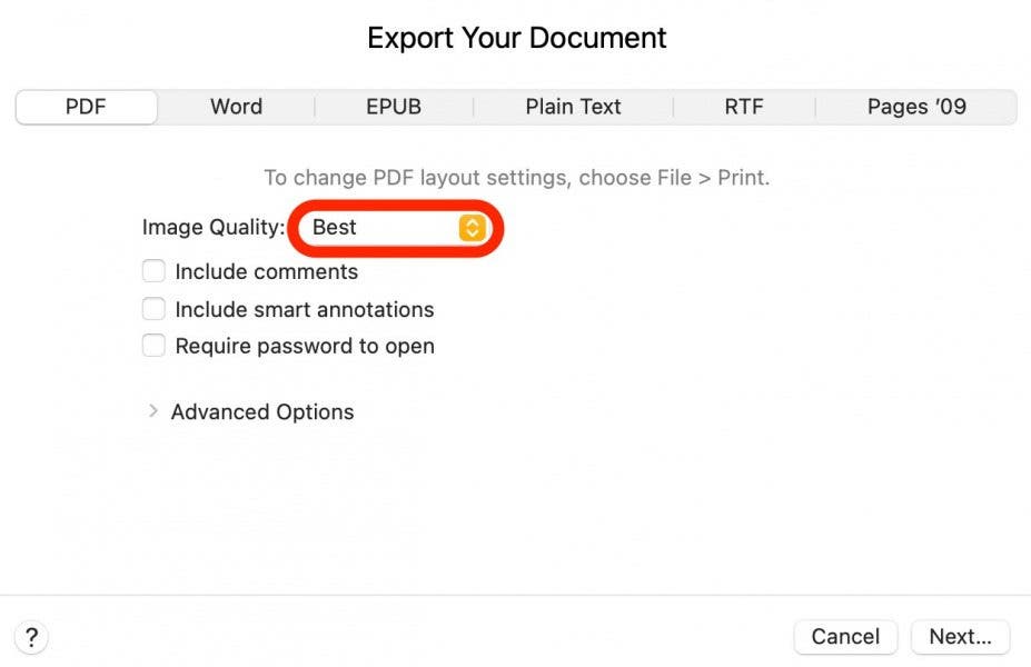 Comment convertir un document Pages en PDF sur Mac (2022) ThemeLocal