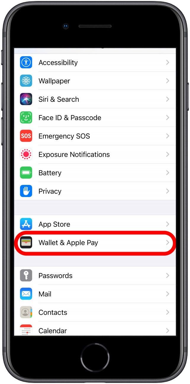 Wallet et Apply Pay iPhone 8
