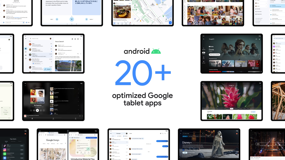 20 applications optimisées pour tablette Android
