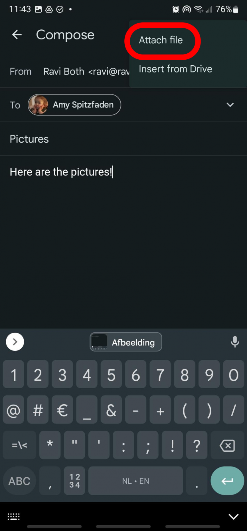 transférer des photos d'android vers iphone