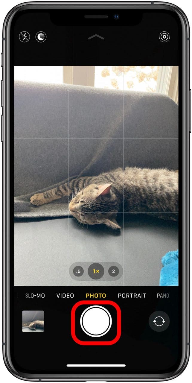 Comment enregistrer une vidéo sur l'iPhone en mode photo