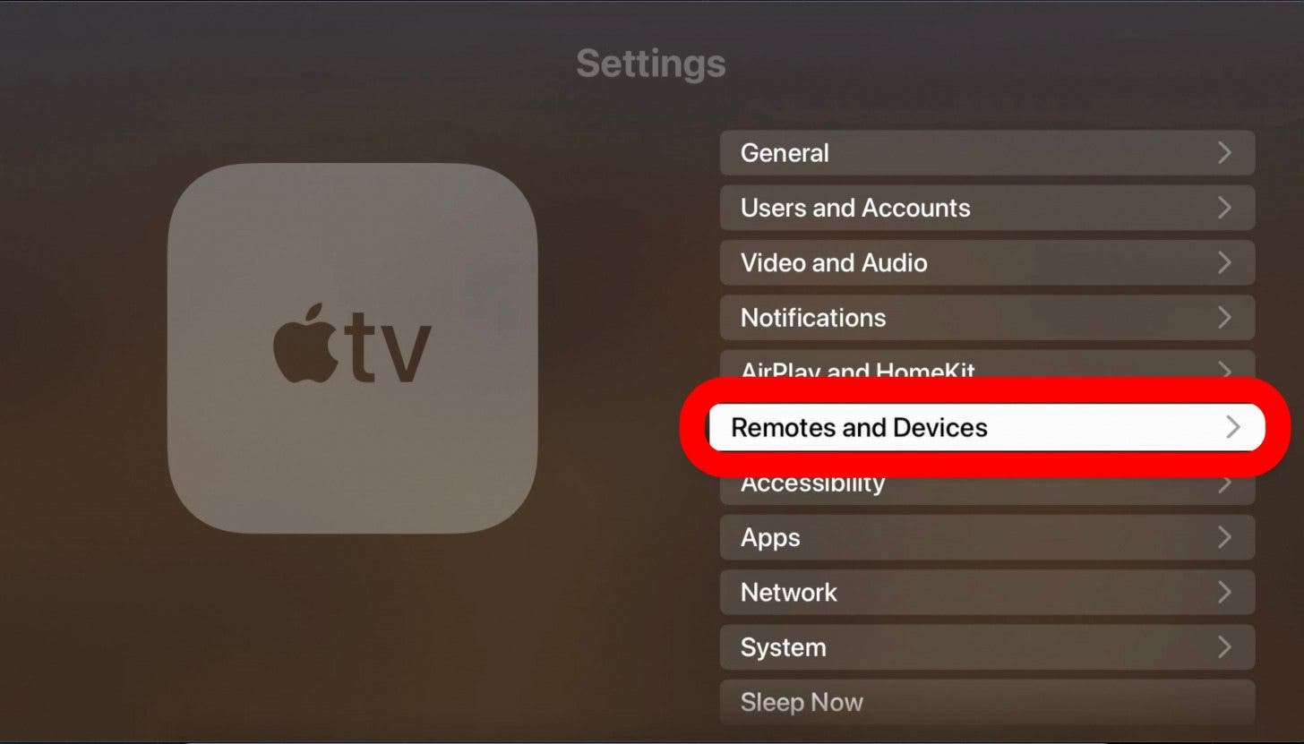 modifier les paramètres à distance apple tv