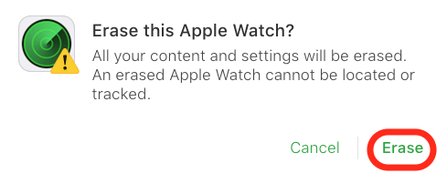 dissocier l'apple watch de l'iphone avec icloud