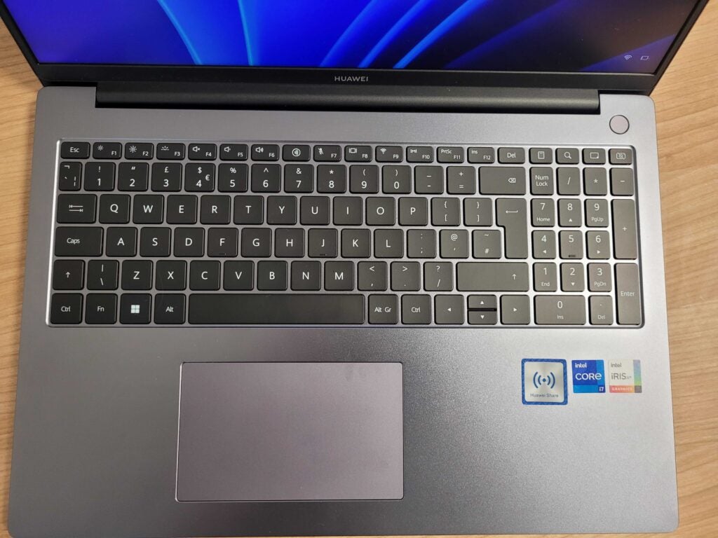 Le clavier du MateBook D 16