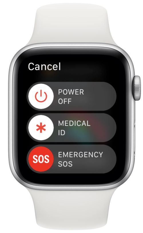 Passer un appel SOS d'urgence sur Apple Watch