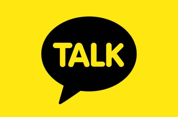 Bulle jaune KakaoTalk Logo Talk