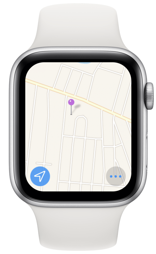 Dans l'application Maps, vous pouvez appuyer longuement pour poser une épingle.