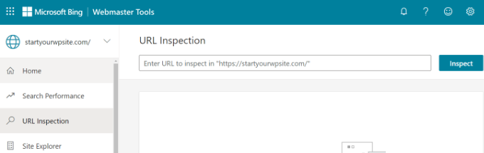 Outil d'inspection d'URL dans le webmaster