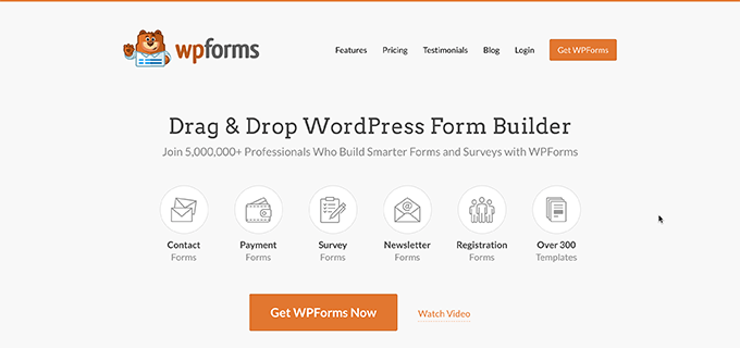 Site Web WPForms