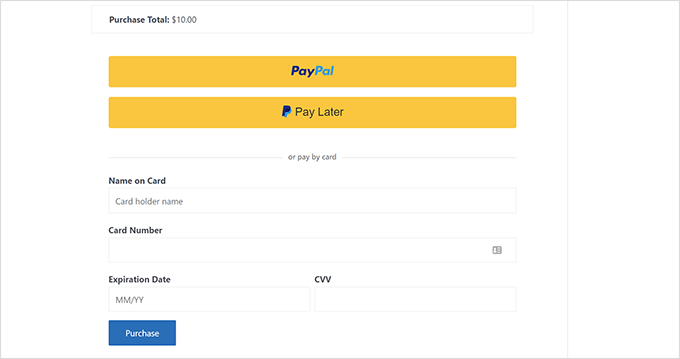 Paiement PayPal Commerce dans Easy Digital Downloads