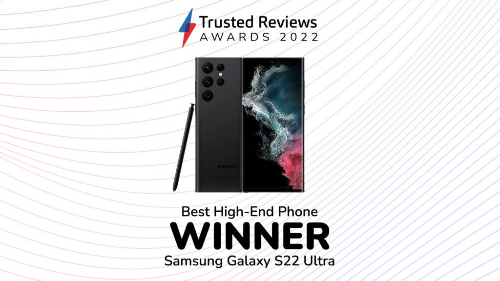 Gagnant du meilleur téléphone haut de gamme : Samsung Galaxy S22 Ultra