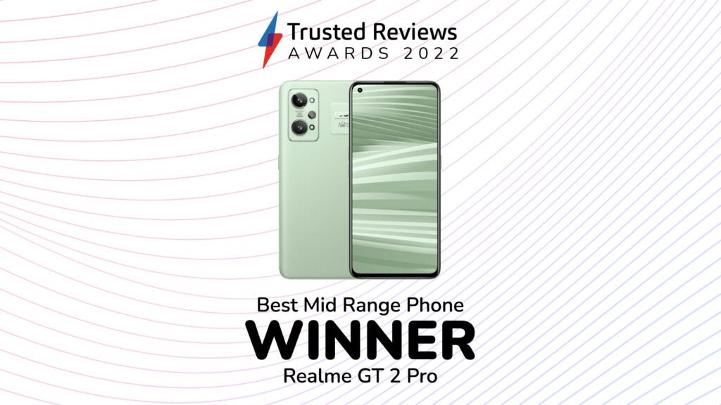 Gagnant du meilleur téléphone de milieu de gamme : Realme GT 2 Pro