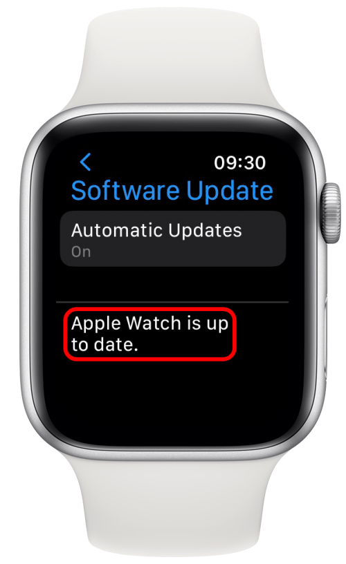 Mettez à jour votre Apple Watch avec le dernier watchOS