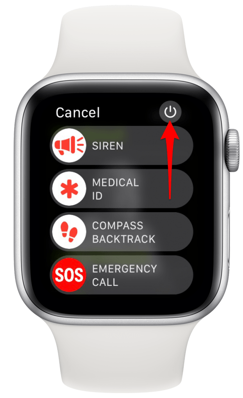 Éteignez votre Apple Watch, puis rallumez-la pour corriger les problèmes/bogues