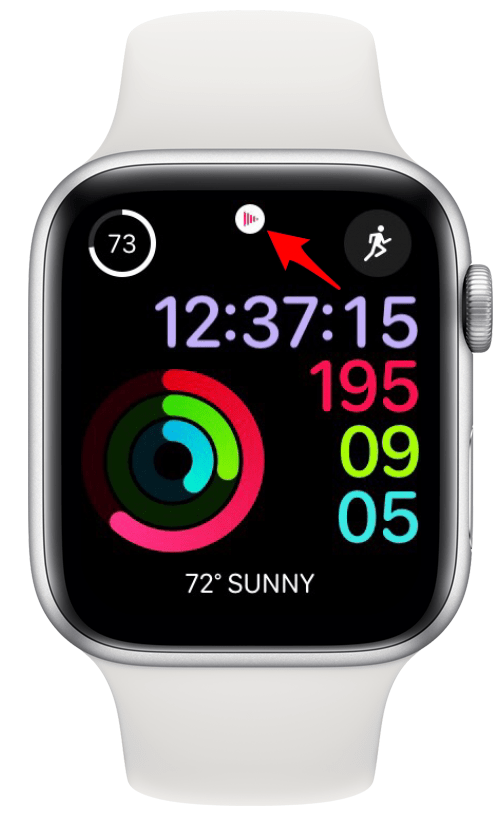 icône de la montre Apple en cours de lecture