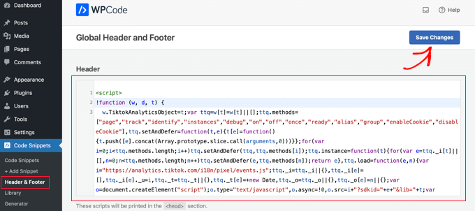 Utilisez le plugin WPCode pour ajouter facilement le code pixel à votre site Web