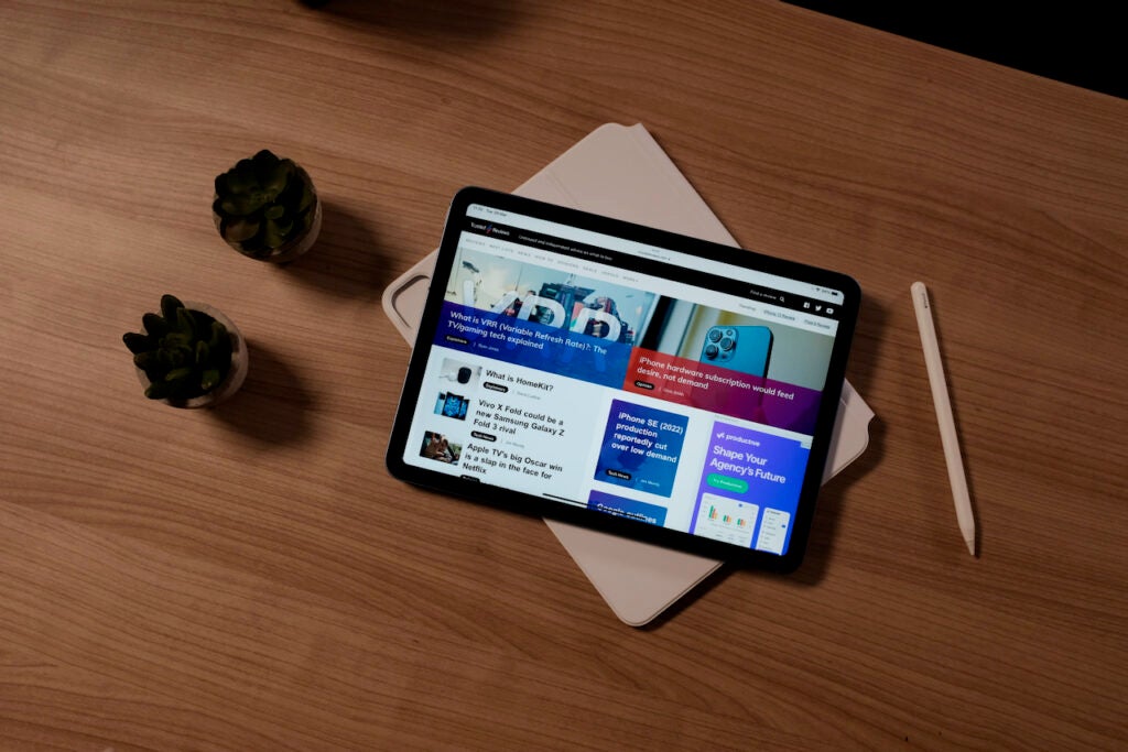 Site Web Themelocal sur l'iPad Air 2022