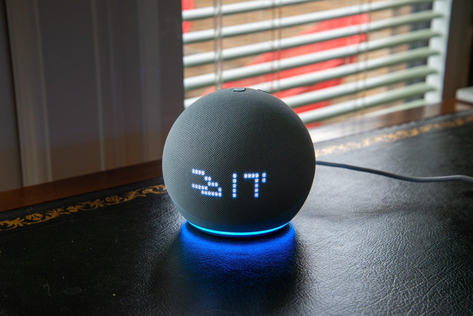 Météo Amazon Echo Dot avec horloge (5e génération)