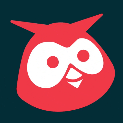GIF de Owly de Themelocal faisant un clin d'œil