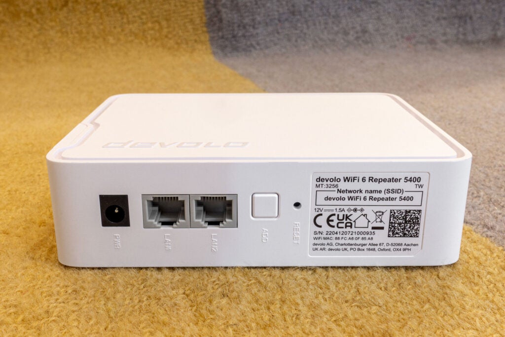 Répéteur Devolo WiFi 6 5400 ports Ethernet