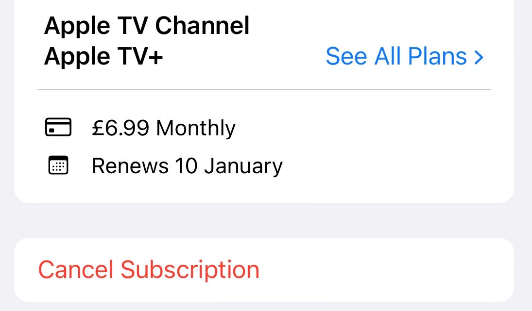 Comment annuler les abonnements d'annulation de l'application Apple TV