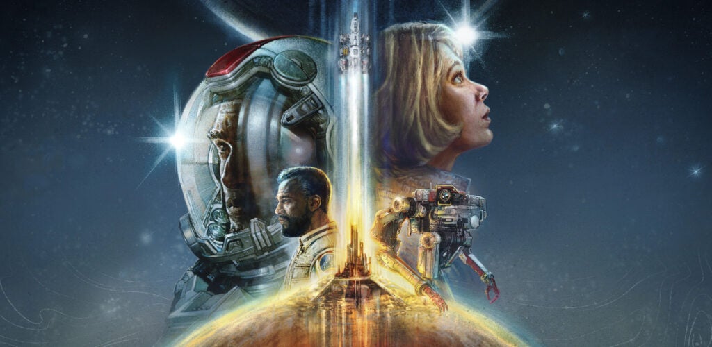 L'affiche du jeu Starfield Xbox