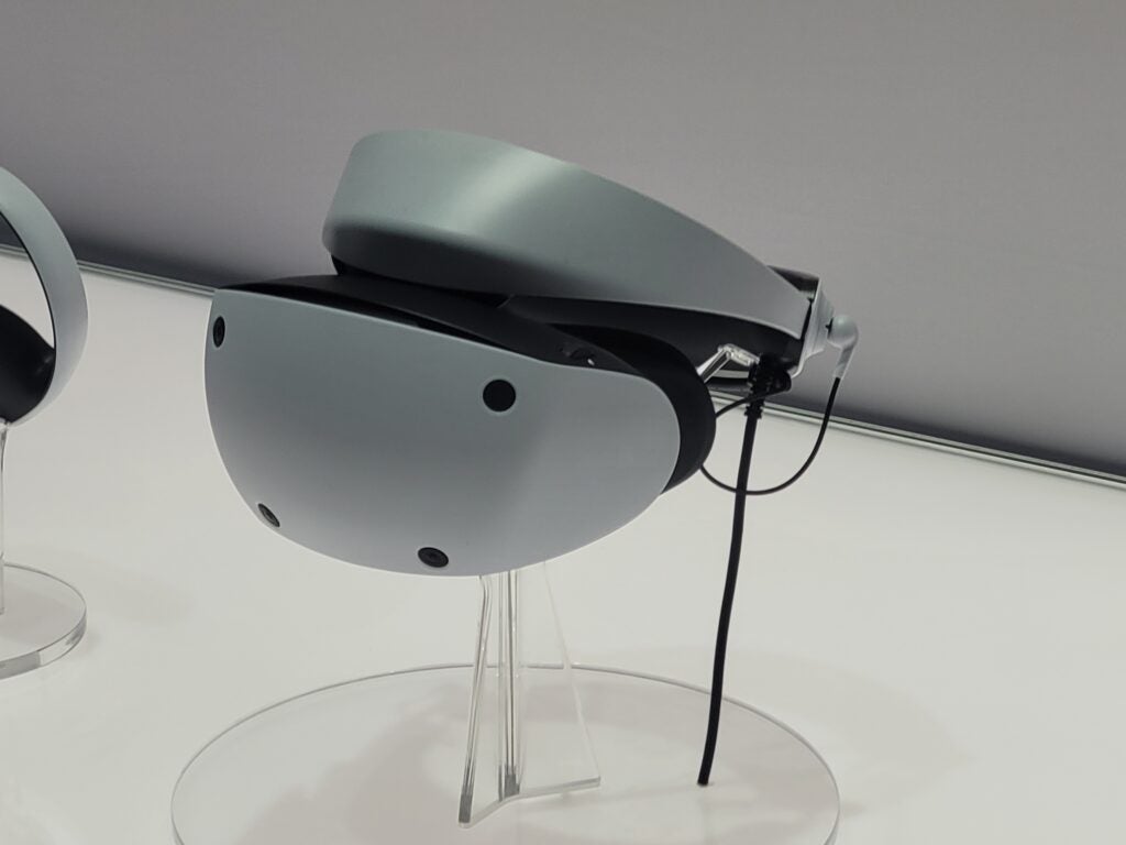 La PlayStation VR 2 sur son stand au CES 2023