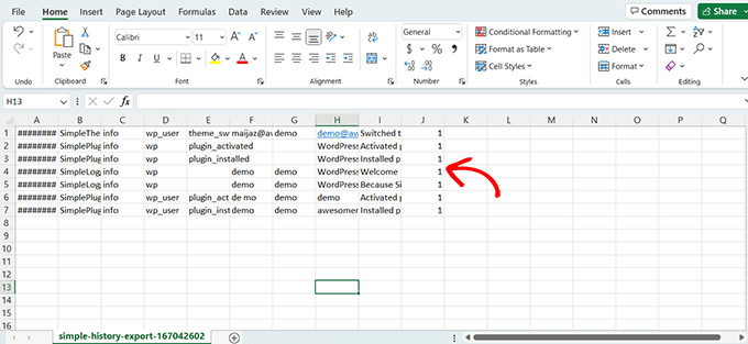 fichier Excel