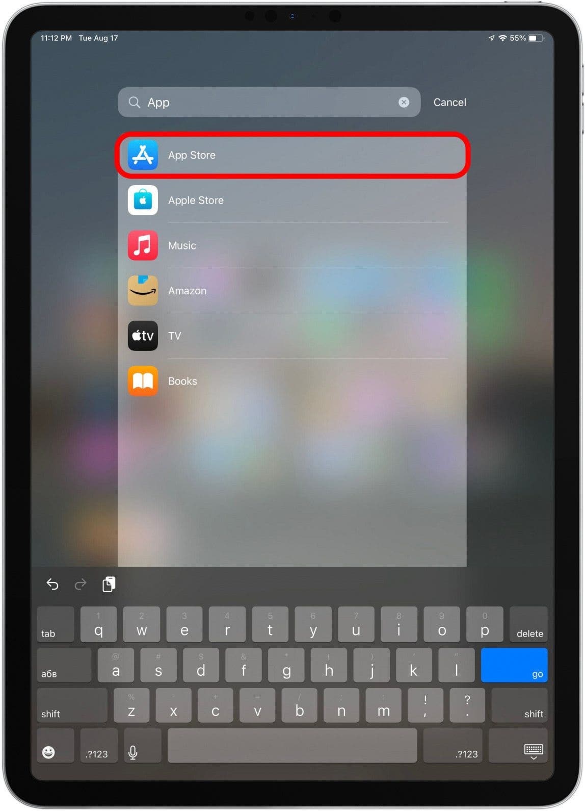 Qu'est-ce que la bibliothèque d'applications sur iPad ?