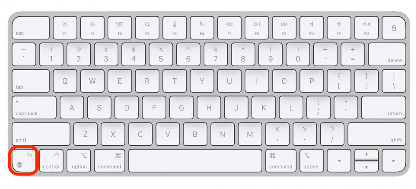 Raccourcis clavier universels iPadOS 15