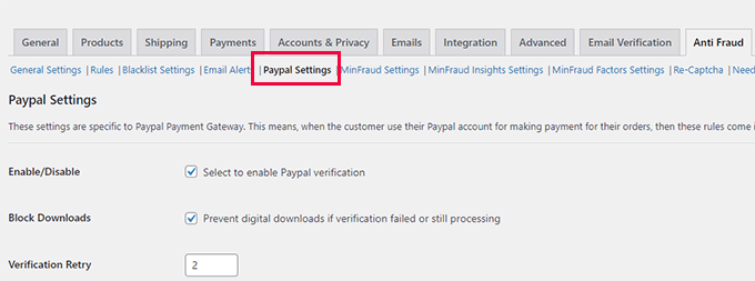 Demander aux utilisateurs de vérifier leur adresse e-mail PayPal 