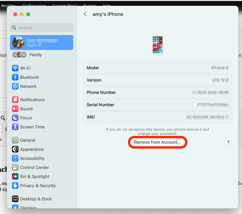 supprimer du compte comment déconnecter mon iphone de mon mac