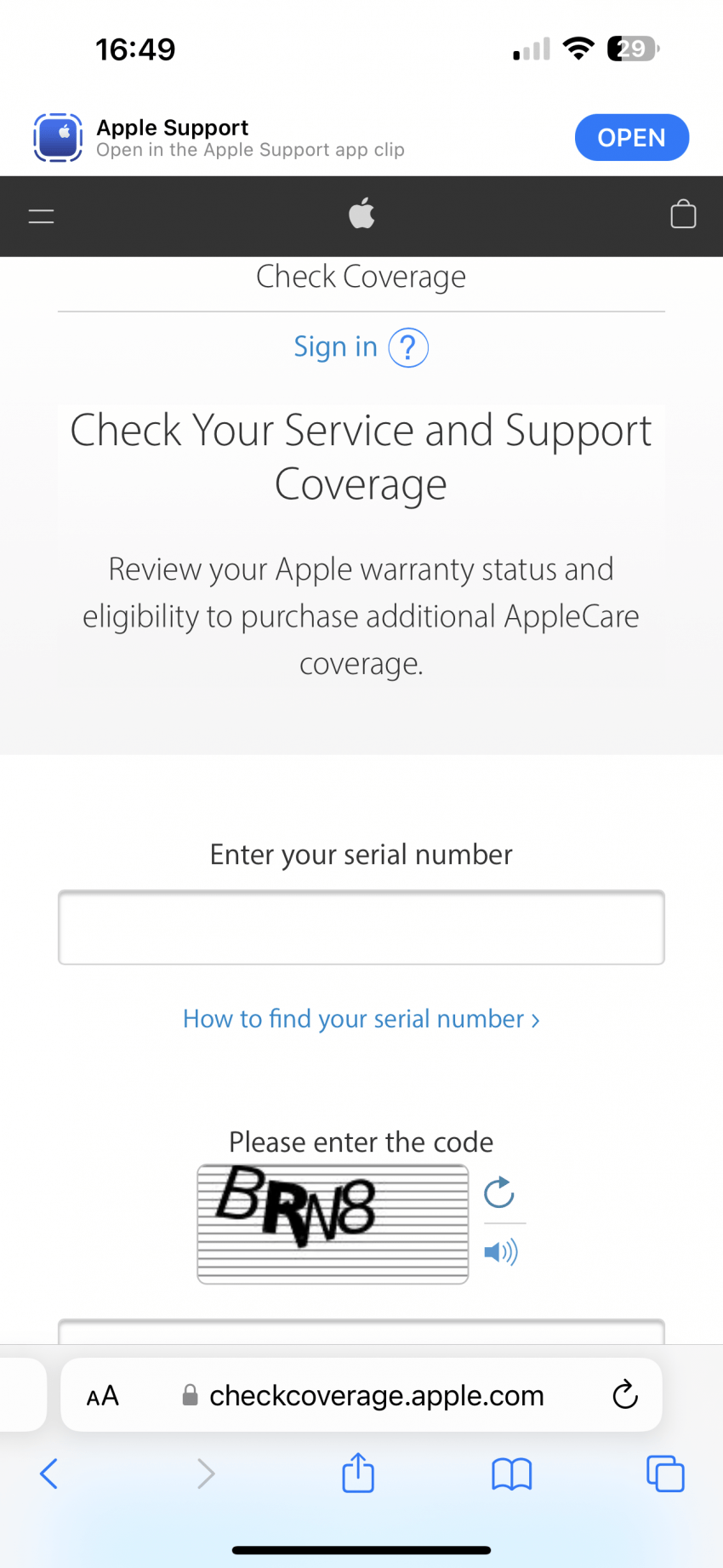 Contactez l'assistance Apple