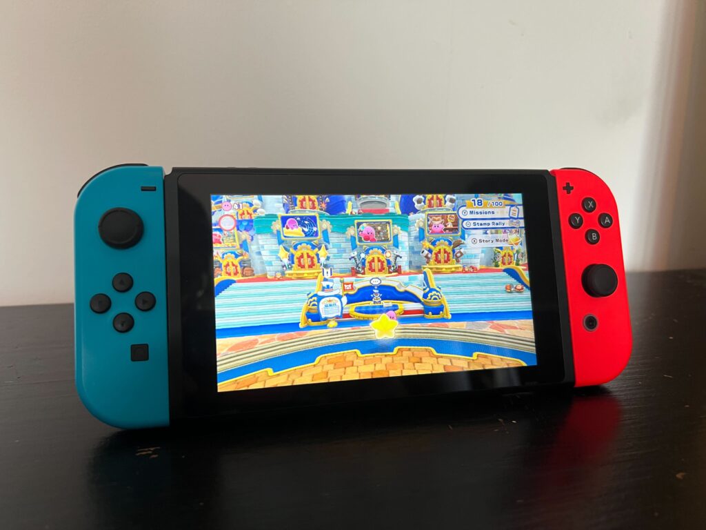 Kirby sur la Nintendo Switch